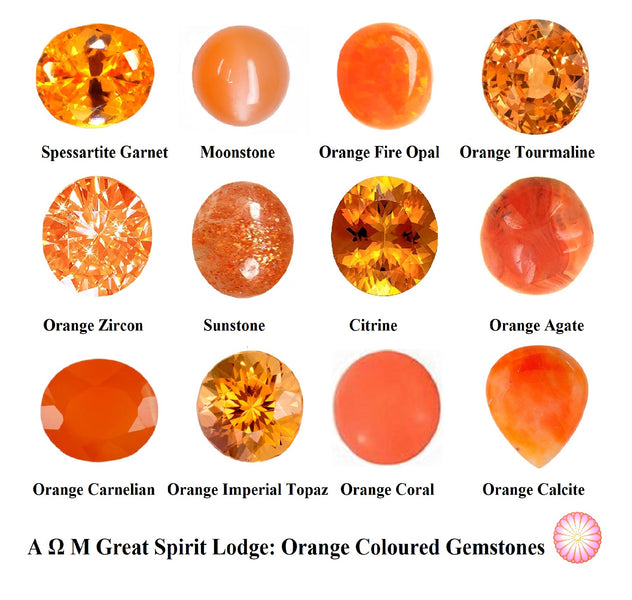 Orange Coloured Gemtones