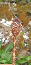 Load image into Gallery viewer, Crystal Quartz Wand With Natural Amethyst And Citrine Double Terminated Points
