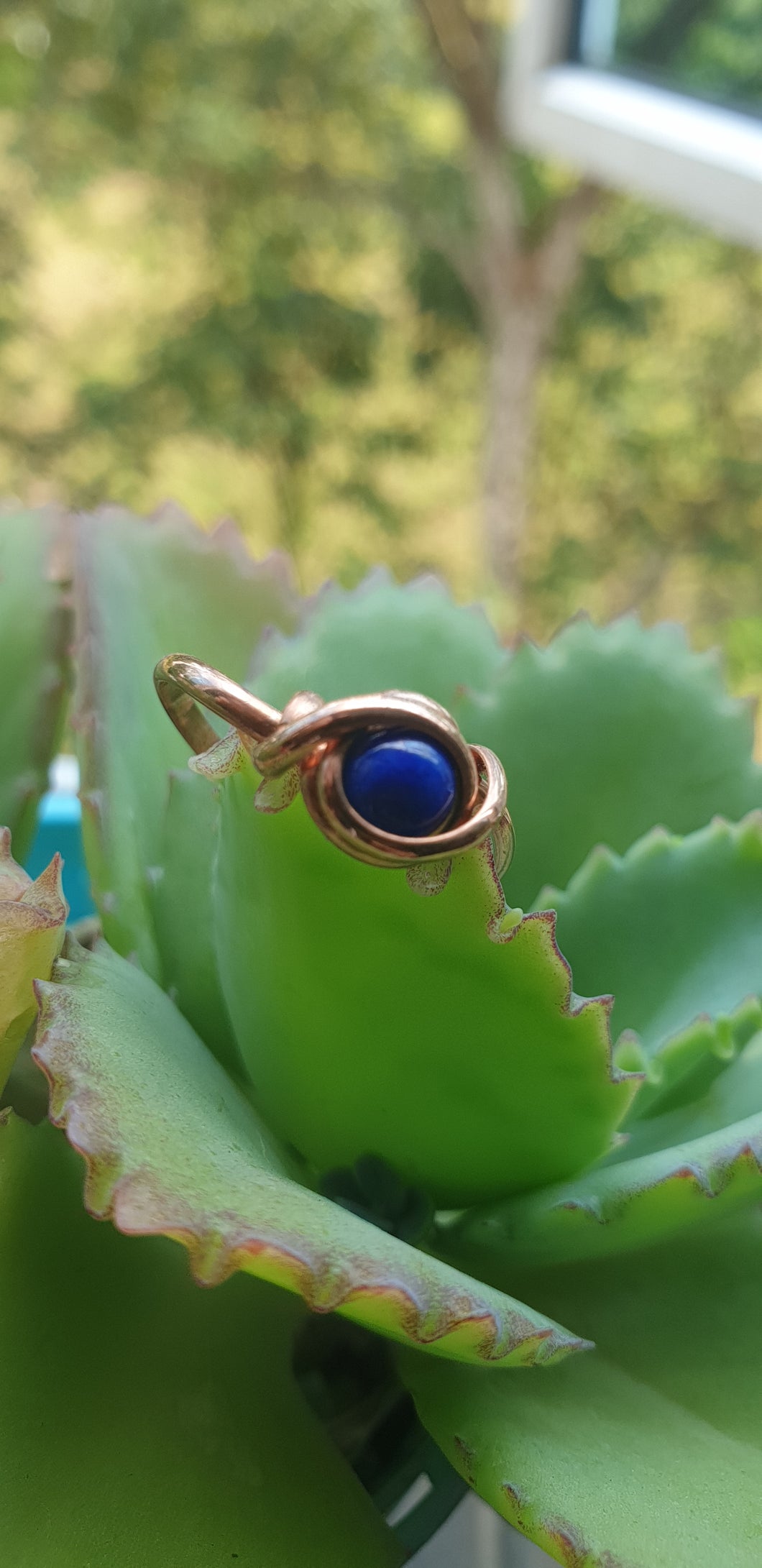 Lapis Lazuli Petite Elegant Ring