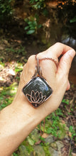 Load image into Gallery viewer, Natural Gold Sheen Obsidian Gemstone Pendant

