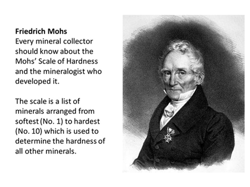 Friedrich Mohs and the Mohs Hardness Scale