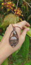 Load and play video in Gallery viewer, Chiastolite Wire Wrapped Amulet/Pendant
