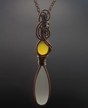 Load image into Gallery viewer, Mona Lisa Stone with Yellow Chalcedony Pendant
