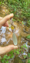 Load image into Gallery viewer, Mona Lisa Stone with Yellow Chalcedony Pendant
