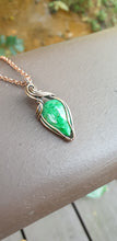 Load image into Gallery viewer, Rare Maw Sit Sit Pear-shaped Cabochon Wire Wrapped Ocean Wave Pendant
