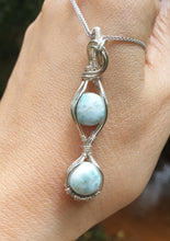 Load image into Gallery viewer, Larimar Pendant in Sterling Silver
