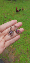 Load and play video in Gallery viewer, Sun and Moon Multi-colours Cat&#39;s Eye Dangling Earrings
